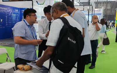 携手并进，，，，，，共创未来——1277星际电子游戏参展第26届中国环博会